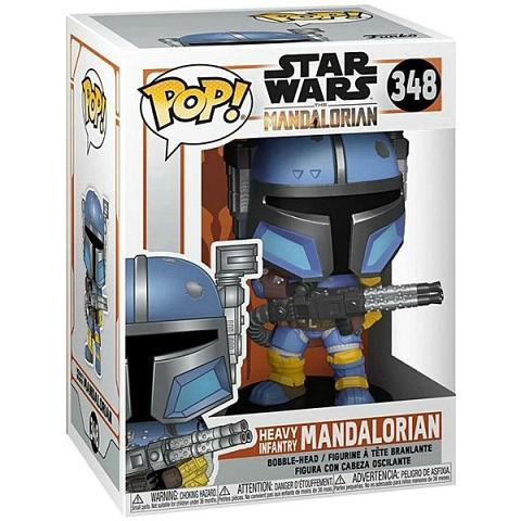 Funko POP #348 Star Wars The Mandalorian Heavy Infantry Mandalorian Figure