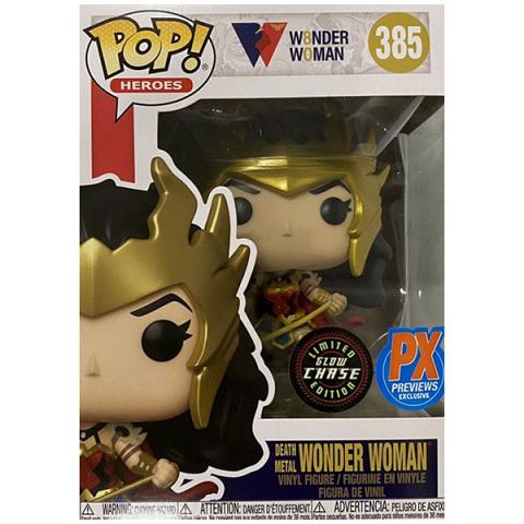 Funko POP #385 DC Death Metal Wonder Woman PX Exclusive Chase Figure