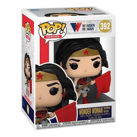 Funko POP #392 DC Wonder Woman 80th Anniversary Red Son Figure