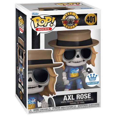 Funko POP #401 Rocks Guns N Roses Axl Rose Skeleton Exclusive Figure