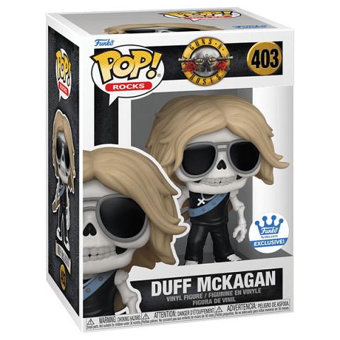 Funko POP #403 Rocks Guns N Roses Duff McKagan Skeleton Exclusive Figure