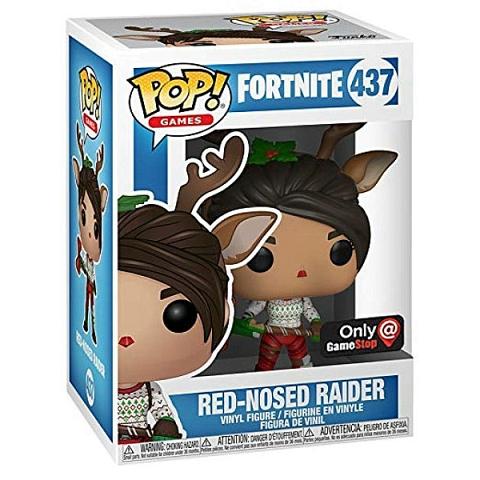 Funko POP #437 Games Fortnite Red Nosed Raider Exclusive Figure