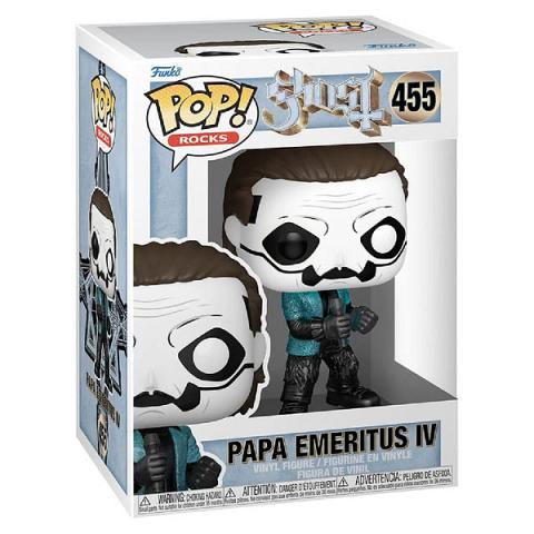 Funko POP #455 Rocks Ghost Papa Emeritus IV (Blue Jacket) (Glitter) Figure