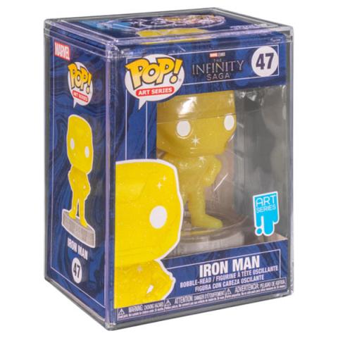 Funko POP #47 Art Series Marvel Iron Man Yellow Stone Figure
