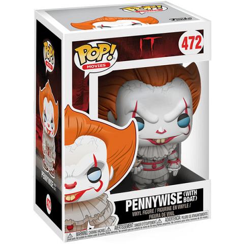 Funko POP #472 It 2017 Pennywise with Boat Figure