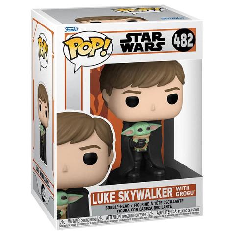 Funko POP #482 Star Wars The Mandalorian Luke Skywalker with Grogu Figure