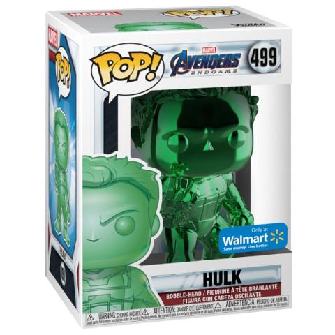 Funko POP #499 Marvel Avengers Endgame Green Chrome Hulk Figure