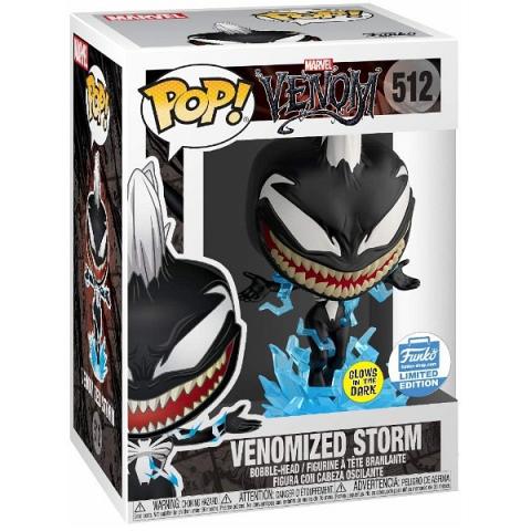 Funko POP #512 Marvel Venom Venomized Storm Glow Exclusive Figure