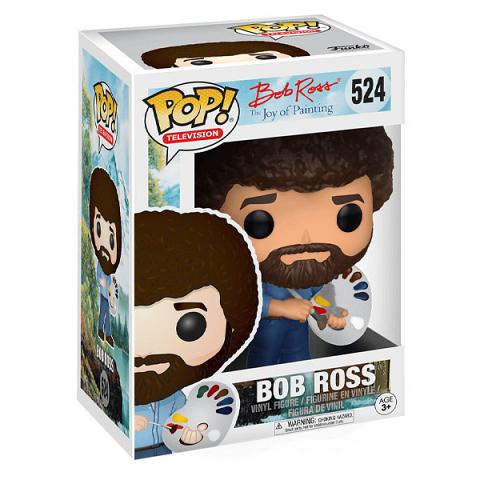 Funko POP #524 Bob Ross The Joy of Painting Bob Ross Figure