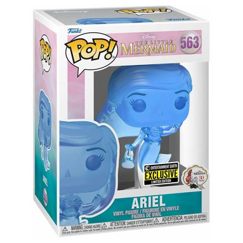 Funko POP #563 Disney The Little Mermaid Ariel Translucent Exclusive Figure