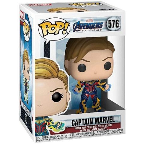 Funko POP #576 Marvel Avengers Endgame Captain Marvel New Hair Figure