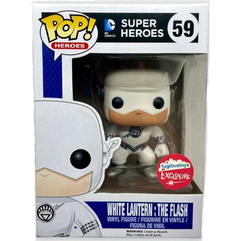 Funko POP #59 DC Heroes White Lantern: The Flash Exclusive Figure