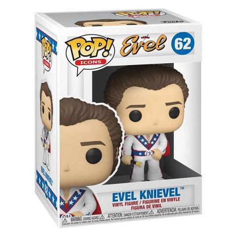 Funko POP #62 Icons Evel Knievel with Cape Figure