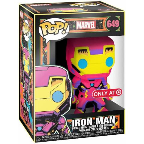 Funko POP #649 Marvel Iron Man Black Light Exclusive Figure