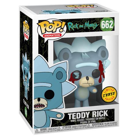 Funko POP #662 Rick and Morty Teddy Rick Chase Variant Figure