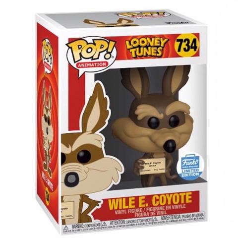 Funko POP #734 Looney Tunes Wile E. Coyote Exclusive Figure