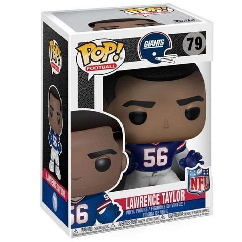 Funko POP #79 Football NFL New York Giants Lawrence Taylor (Giants Throwback Jersey) Figure