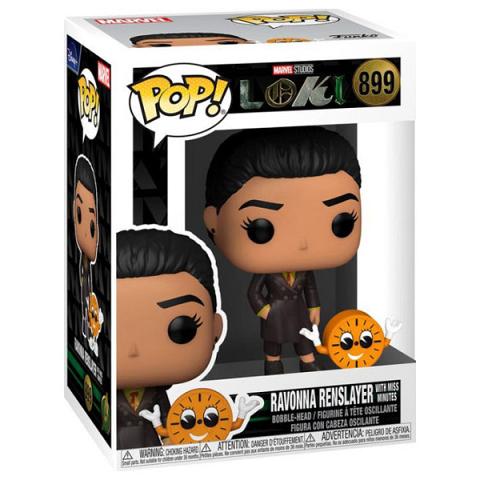 Funko POP #899 Marvel Studios Loki Ravonna Renslayer with Miss Minutes Figure