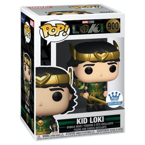 Funko POP #900 Marvel Studios Loki Kid Loki with Alligator Loki Exclusive Figure
