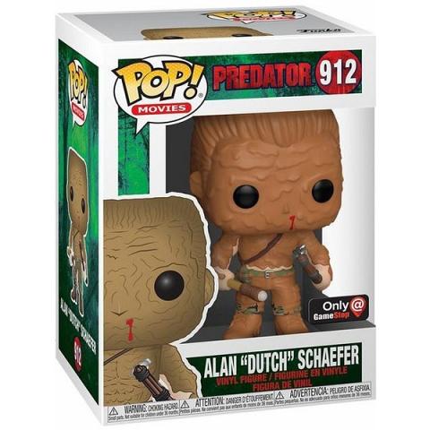 Funko POP #912 Movies Predator Alan "Dutch" Schaefer Muddy Exclusive Figure