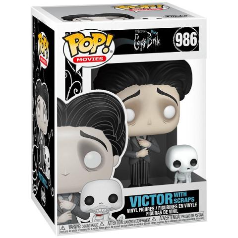 Funko POP #986 Corpse Bride Victor Van Dort with Scraps Figure