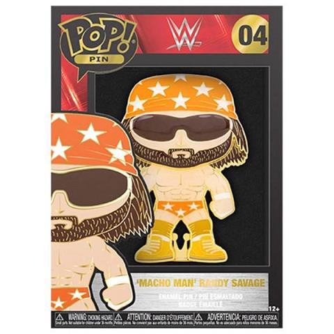 Funko POP Pins WWE Macho Man Randy Savage Large Enamel Pin
