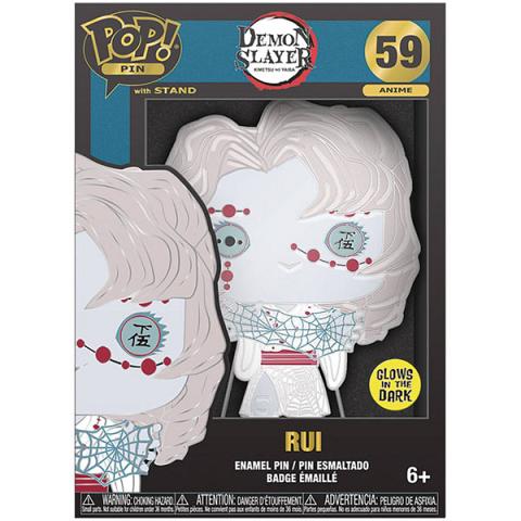 Funko POP #59 Pins Demon Slayer Rui Large Enamel Pin