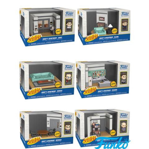 Funko Mini Moments Seinfeld Jerry's Apartment Complete Chase Set of 6