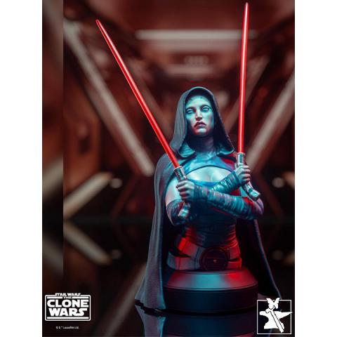 Gentle Giant Star Wars The Clone Wars Asajj Ventress Bust Artist's Proof