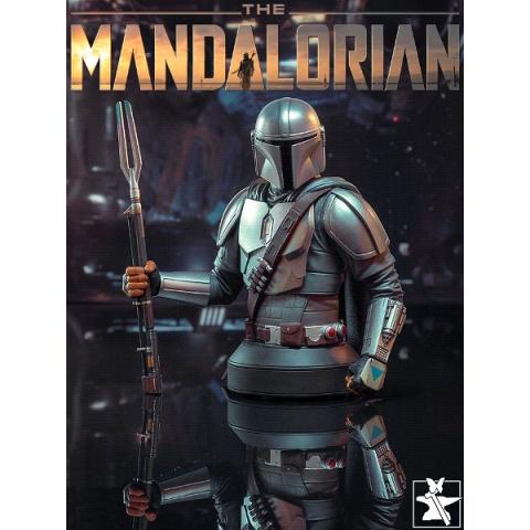 Gentle Giant Star Wars The Mandalorian MK3 Beskar Armor 2020 SDCC Exclusive Sixth Scale Bust Artist's Proof Edition