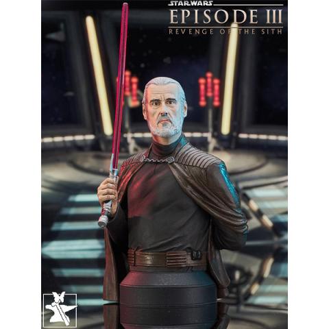 Gentle Giant Star Wars Revenge of the Sith Count Dooku Bust