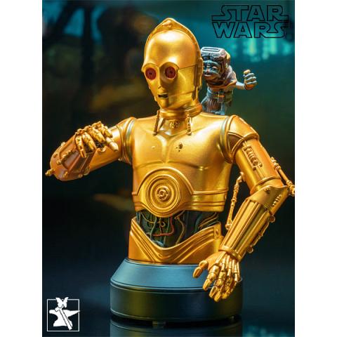 Gentle Giant Star Wars The Rise of Skywalker C-3PO and Babu Frik Bust