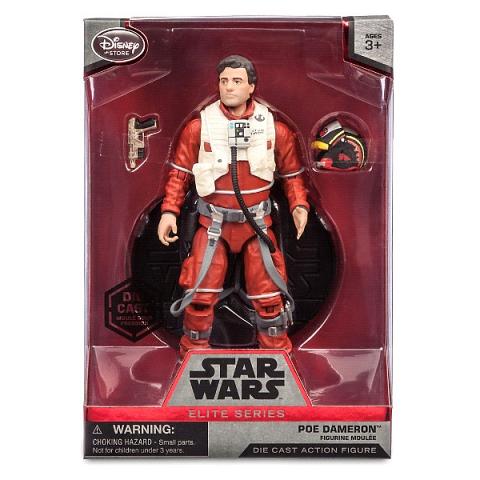 Hasbro Star Wars Elite Series Die Cast Poe Dameron Figure