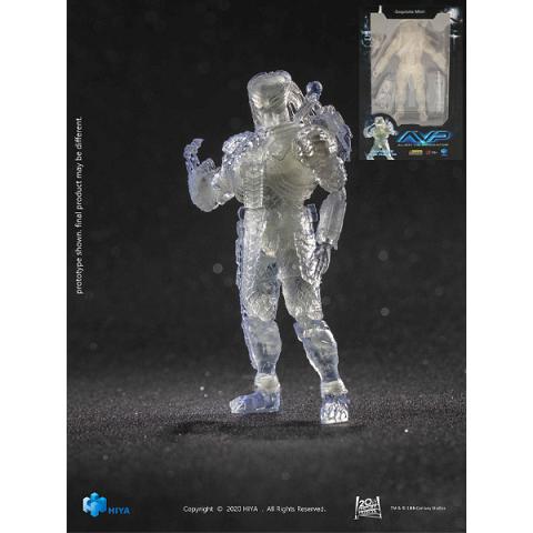 Hiya Toys Alien vs Predator Invisible Scar Predator 1:18 Scale Action Figure