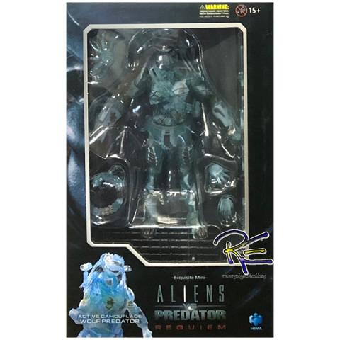 Hiya Toys Aliens vs Predator Requiem Active Camouflage Wolf Predator 1:18 Scale Action Figure
