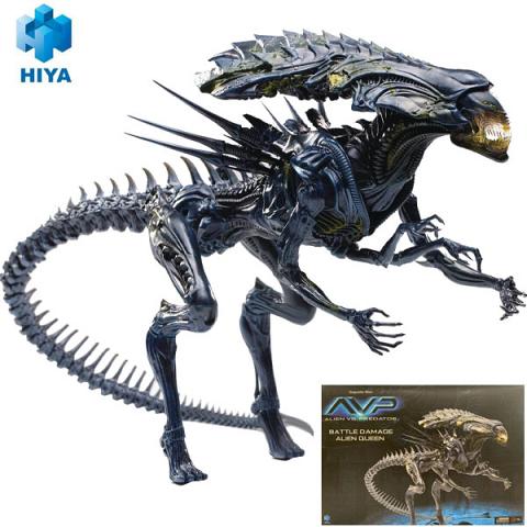 Hiya Toys Alien vs Predator Alien Queen Battle Damaged Exclusive