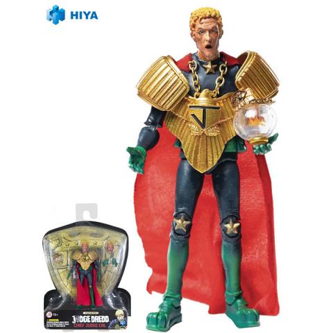 Hiya Toys 2000 AD Judge Dredd Chief Judge Caligula 1:18 Scale Action Figure
