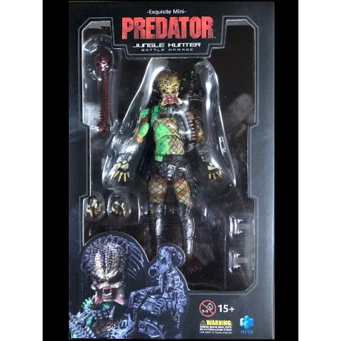 Hiya Toys Predator Battle Damage Jungle Hunter Predator 1:18 Scale Action Figure