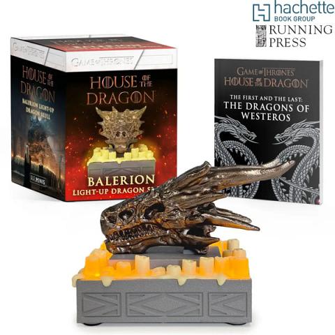Running Press House of the Dragon Balerion Light Up Dragon Skull