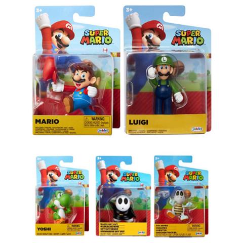 Jakks Pacific Nintendo Wave 30 Super Mario 2.5 Inch Set of 5