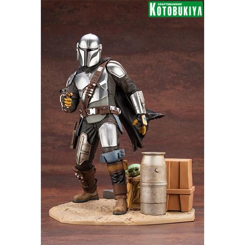 Kotobukiya Star Wars Mandalorian and The Child ARTFX PVC Statue