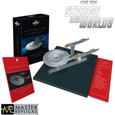 Master Replicas Star Trek Strange New Worlds U.S.S. Enterprise NCC-1701 Book and Ship