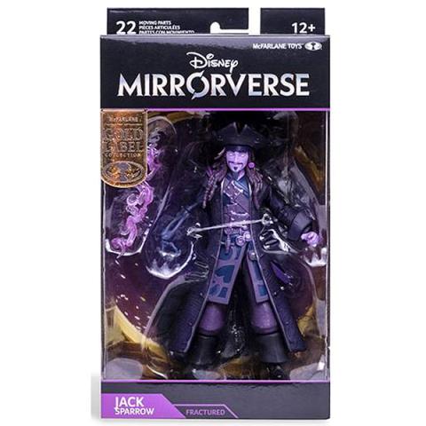McFarlane Disney Mirrorverse Jack Sparrow Fractured Gold Label Figure