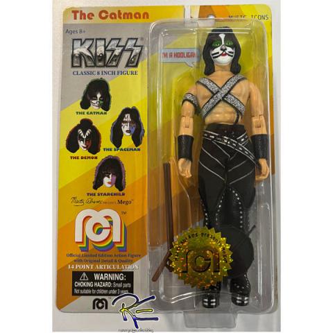 Mego Music Icons Kiss Peter Criss The Catman 8 Inch Action Figure
