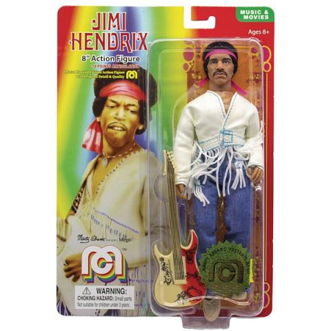 Mego Legends Wave 6 Jimi Hendrix Woodstock with Flocked Hair 8 Inch Figure