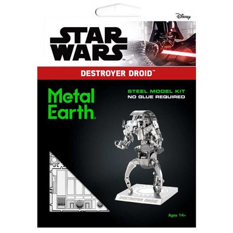 Fascinations Metal Earth Star Wars Destroyer Droid Metal Model Kit