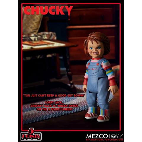 Mezco Child's Play 5 Points Chucky Deluxe Figure Set