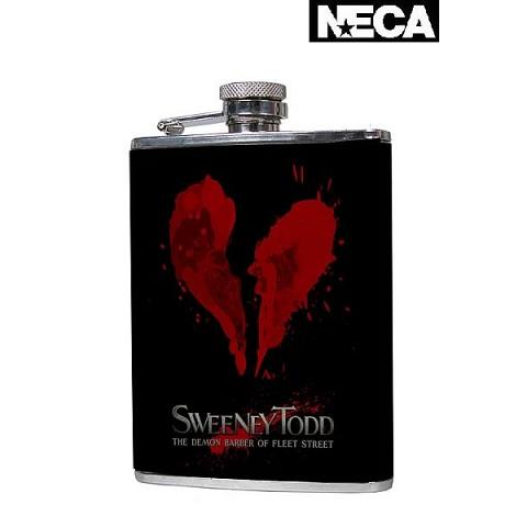 Neca Sweeney Todd 6 Ounce Stainless Steel Decorative Flask