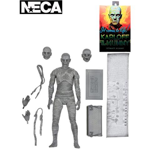 Neca Universal Monsters The Mummy Black and White 7 Inch Scale Action Figure