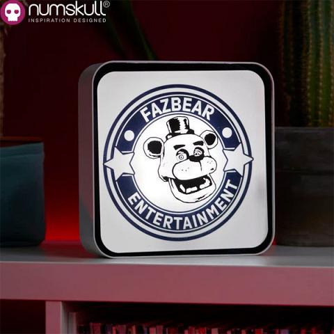 Numskull Five Nights at Freddy's - Freddy Fazbear Acrylic Desk Lamp / Wall Light
